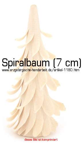 Handgefertigter Spiralbaum 7 cm