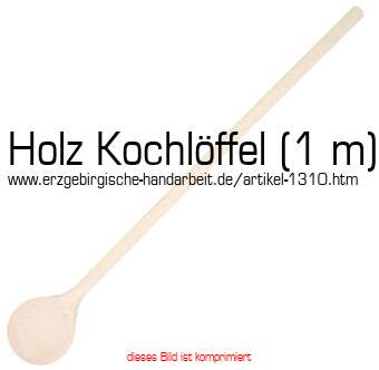 Bild vom Artikel Holz Kochlöffel (1 m)