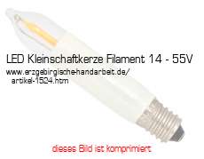 Bild vom Artikel LED Kleinschaftkerze Filament 14 - 55V