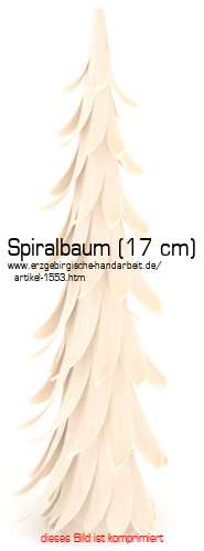 Handgefertigter Spiralbaum 17 cm