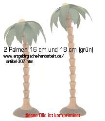 Bild vom Artikel 2 Palmen 16 cm und 18 cm (grün)